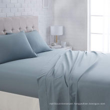 OEM Factory Wholesale Hotel Bed Linen Bedsheet Luxury Bedding Set Queen King 100% Cotton Bed Sheet Set